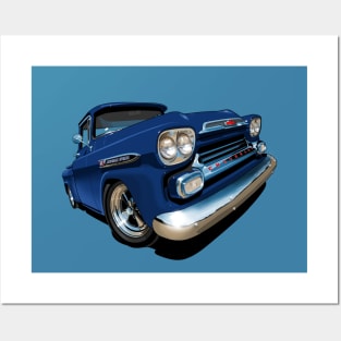 1959 Chevy Apache pick up truck Posters and Art